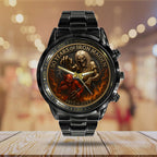 Iron Maiden Black Stainless Steel Watch - MAITM 11544