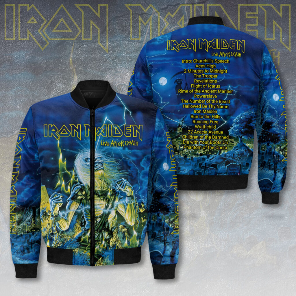Iron Maiden 3D Bomber Jacket – HOATT14557