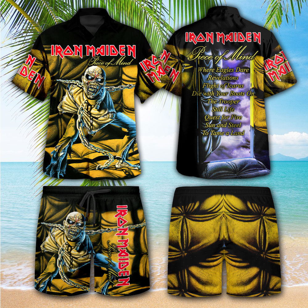 Iron Maiden 3D Hawaiian Apparel – HOATT 10941