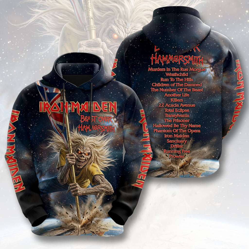 Iron Maiden 2026 World Tour 3D Apparel – HOATT18988