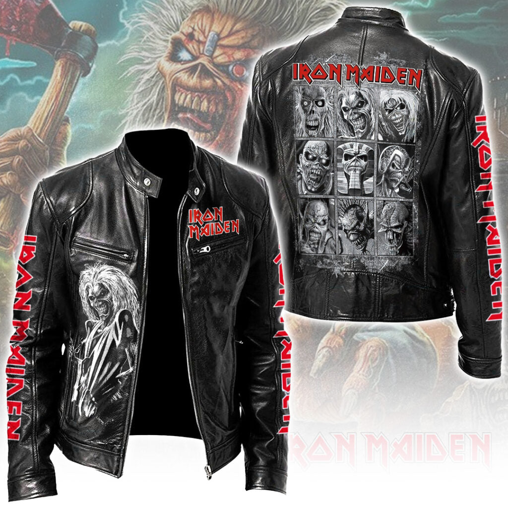 Iron Maiden Motorcycle Leather Jacket – MAITM14171