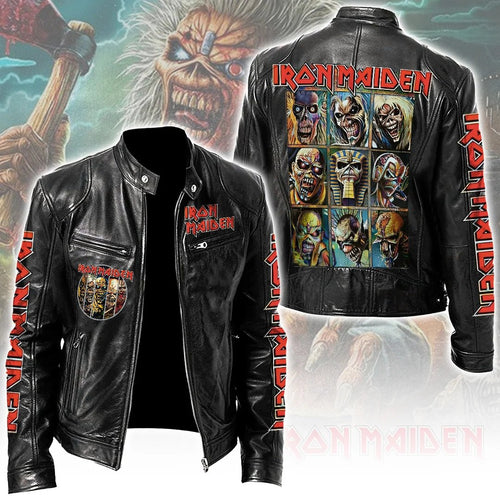 Iron Maiden Motorcycle Leather Jacket – MAITM15504