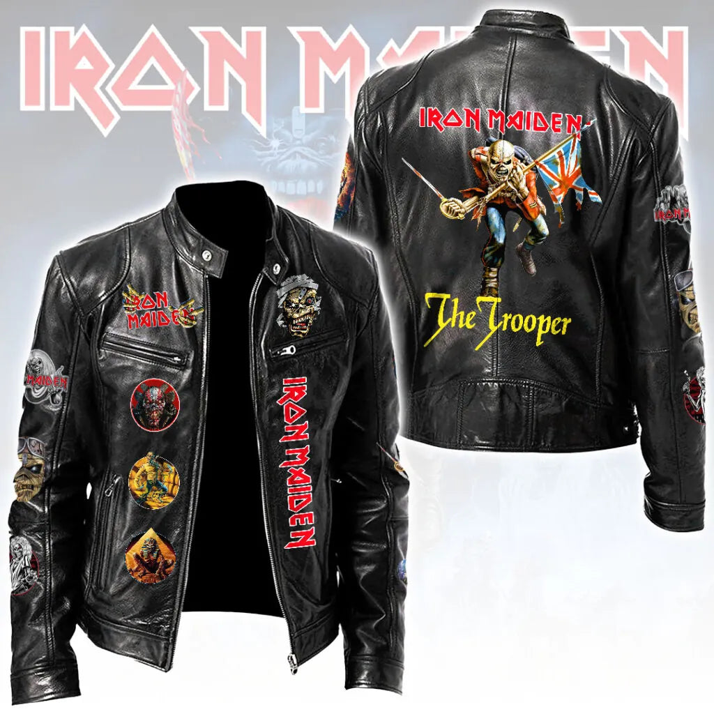Iron Maiden Motorcycle Leather Jacket – HOATT17170
