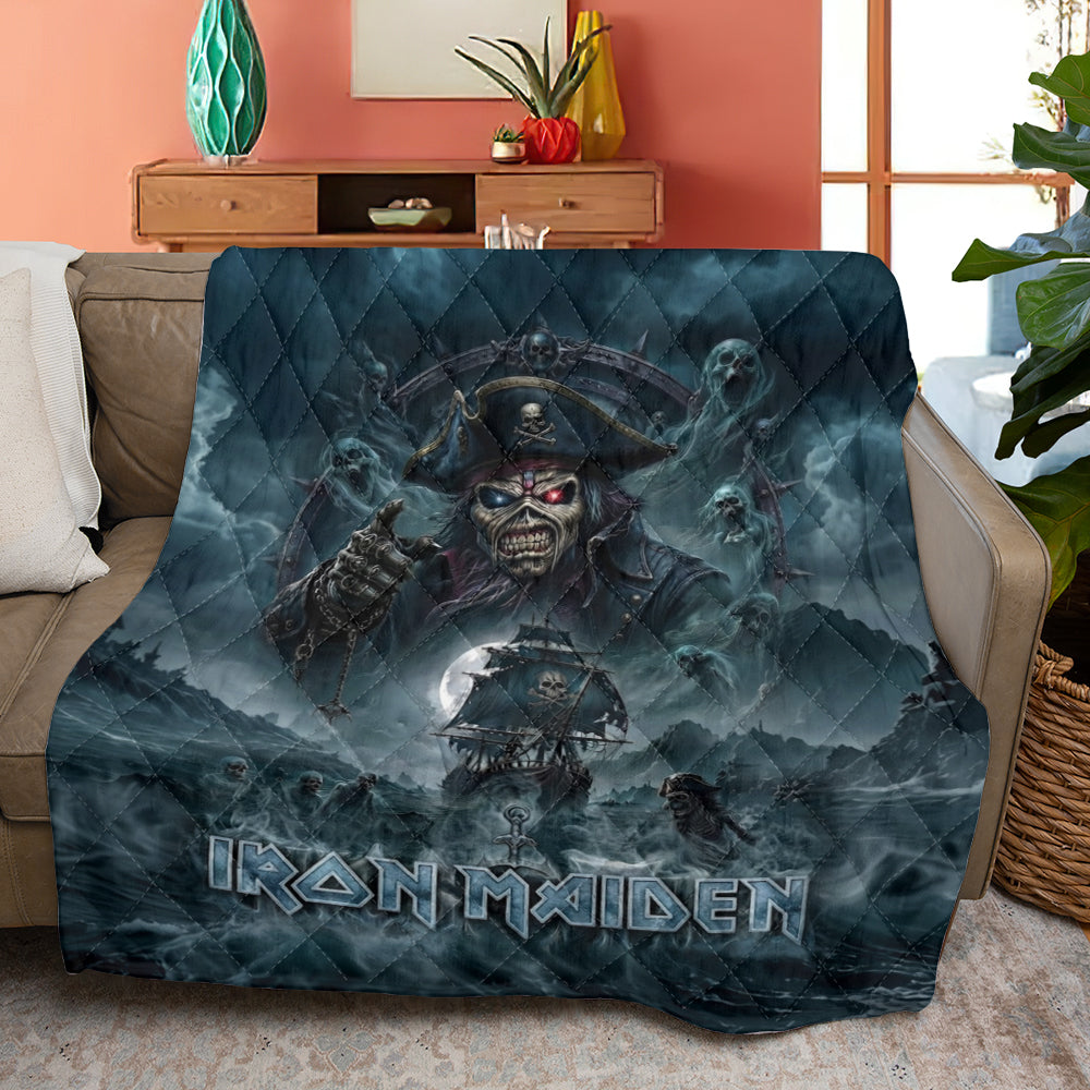 Iron Maiden Quilt Blanket - TMTHU7856