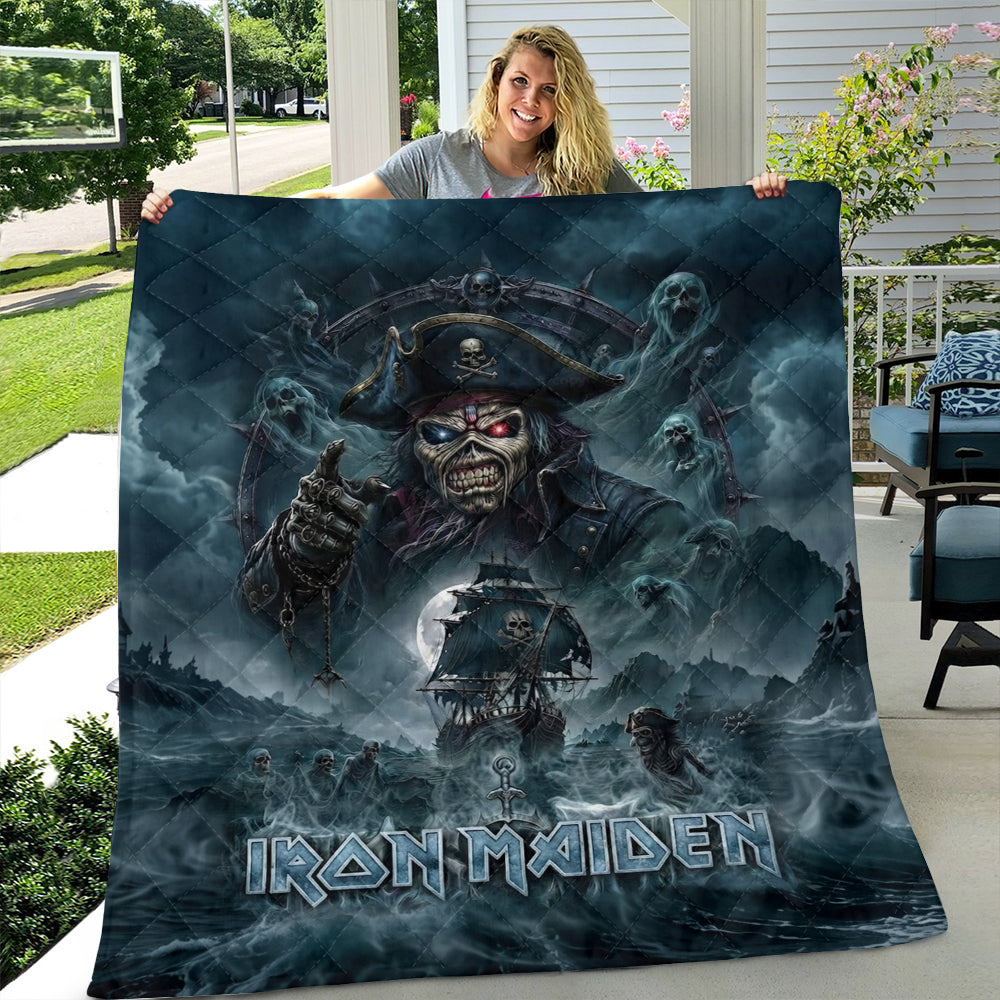 Iron Maiden Quilt Blanket - TMTHU7856