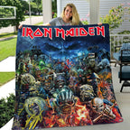 Iron Maiden Quilt Blanket - MAITM 10839