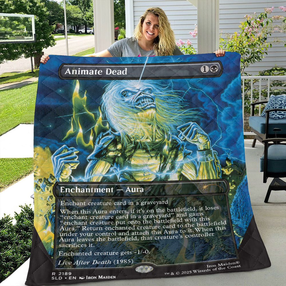 Iron Maiden Quilt Blanket - TANTN22914