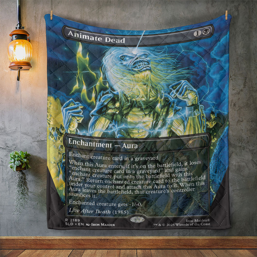 Iron Maiden Quilt Blanket - TANTN22914