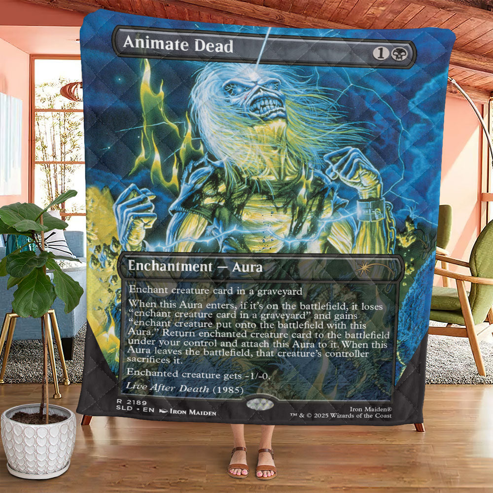 Iron Maiden Quilt Blanket - TANTN22914