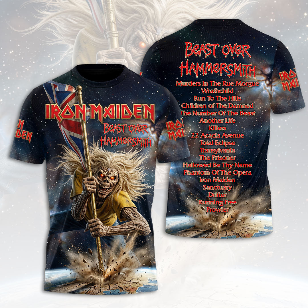 Iron Maiden 2026 World Tour 3D Apparel – HOATT18988