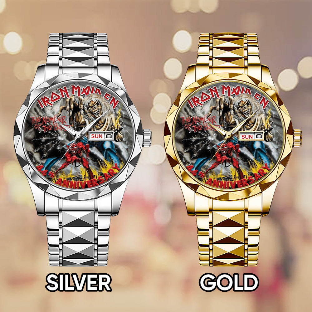 Iron Maiden The Number Of The Beast 44th Anniversary Alloy Luxury Quartz Watch - TMTHU4577