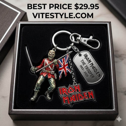 Iron Maiden The Trooper Keychain