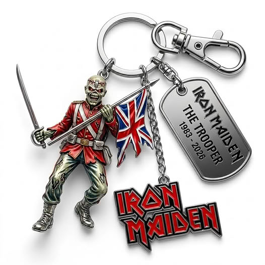 Iron Maiden The Trooper Keychain