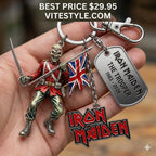 Iron Maiden The Trooper Keychain