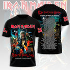 Iron Maiden World Tour 2026 3D Apparel – HOATT18254
