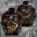 Iron Maiden x Megadeth 2026 World Tour 3D Apparel – TMTHU7577