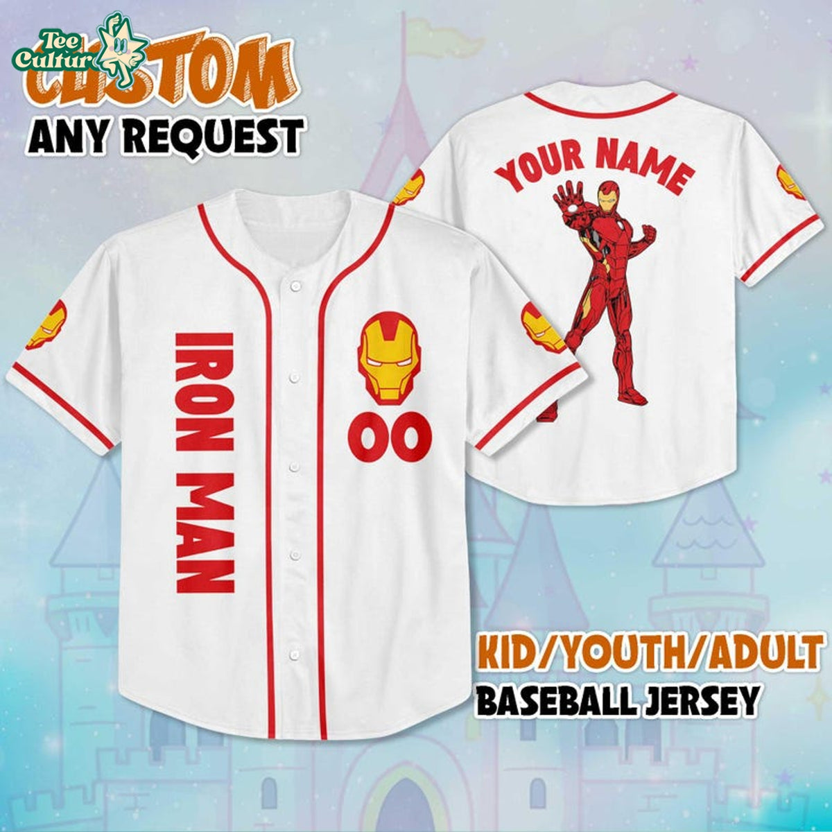 Iron Man Avengers Encore Baseball Jersey