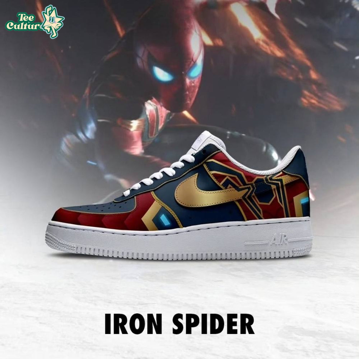 Iron Spider Marvel Custom Low Top Shoes