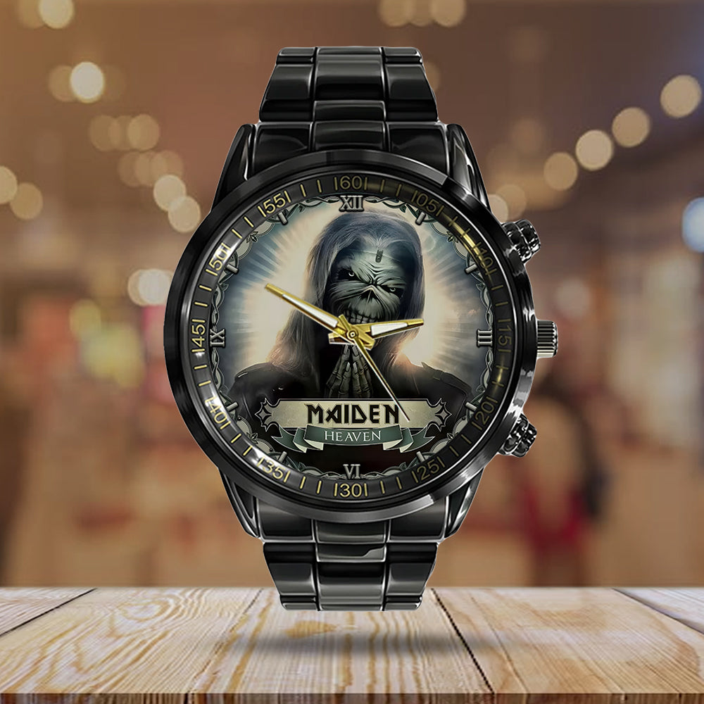 Iron Maiden Black Stainless Steel Watch - GNE NEW348