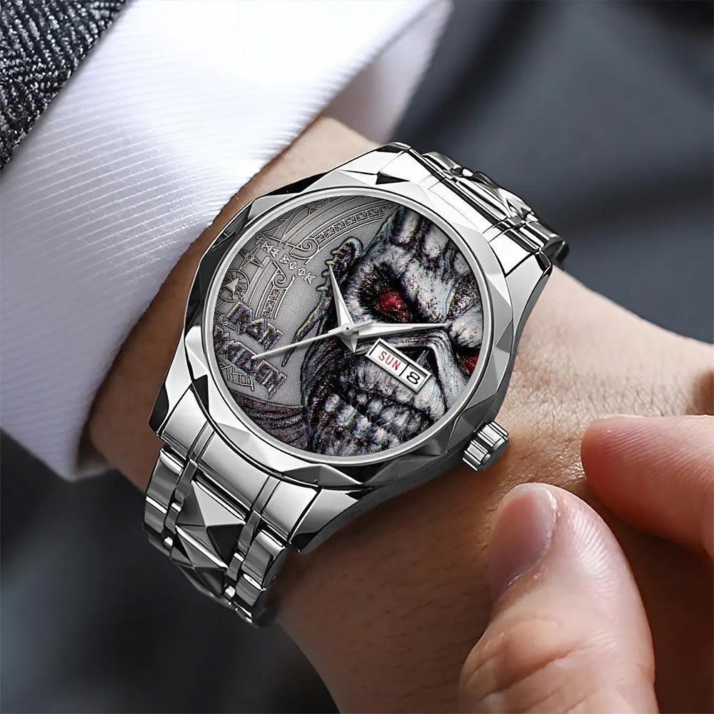 Iron Maiden Alloy Luxury Quartz Watch - TANTN16212