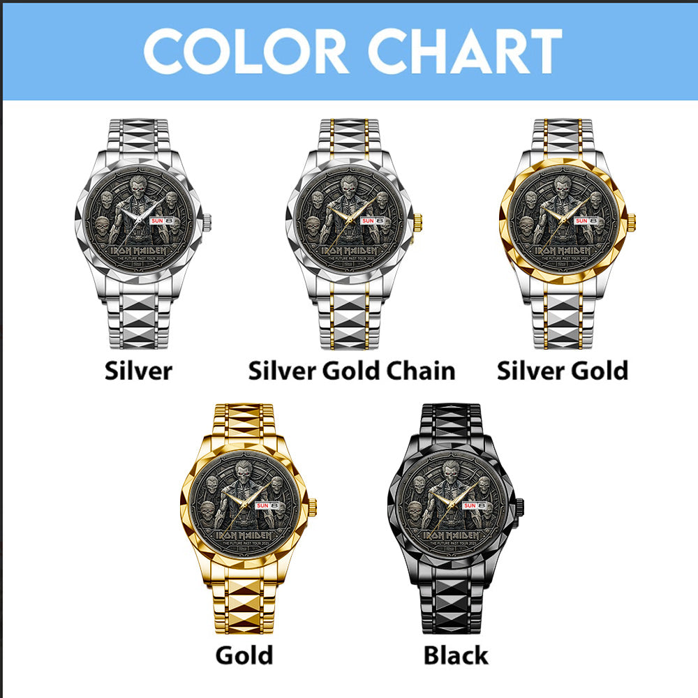 Iron Maiden Alloy Luxury Quartz Watch - TANTN20804