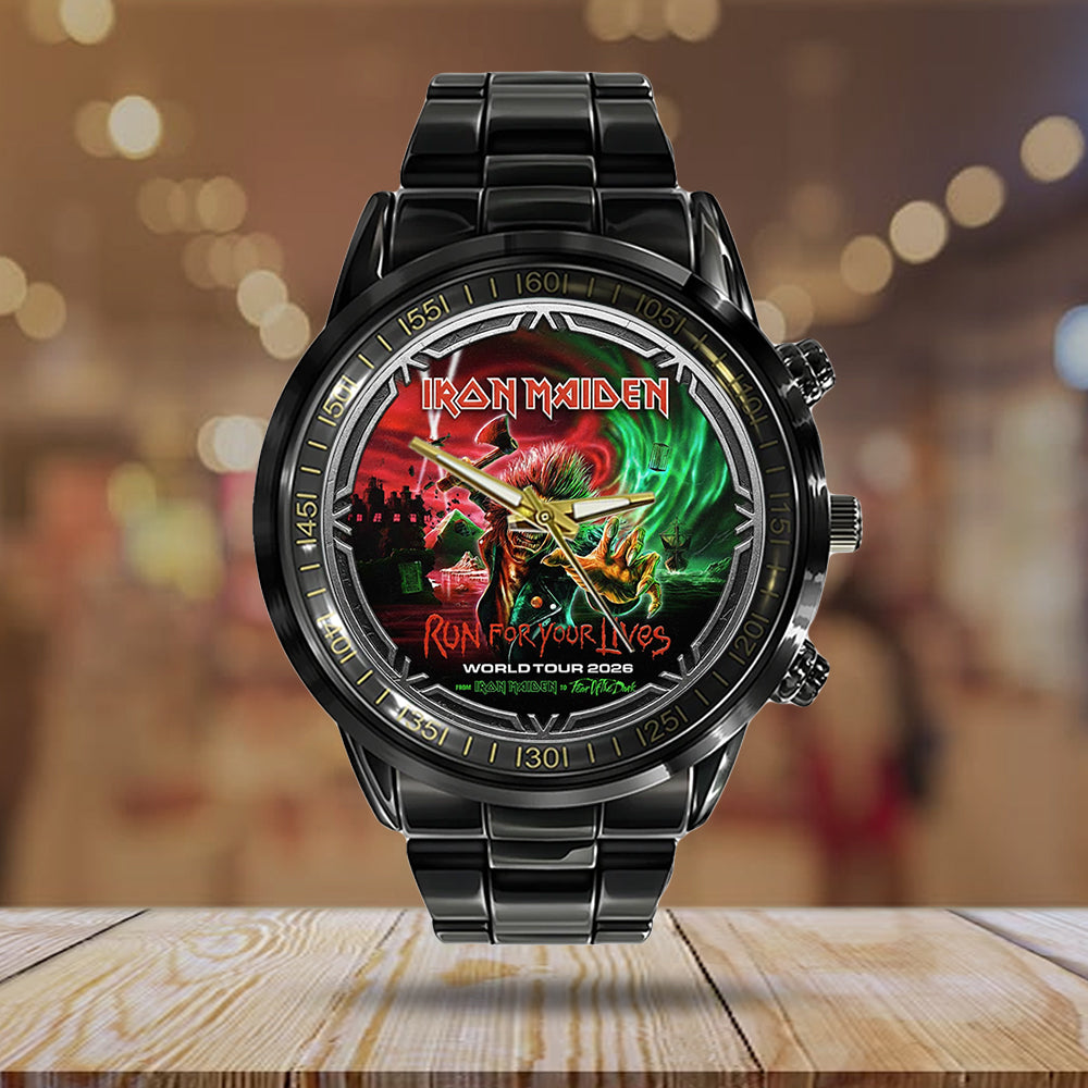 Iron Maiden Black Stainless Steel Watch - TMTHU3015