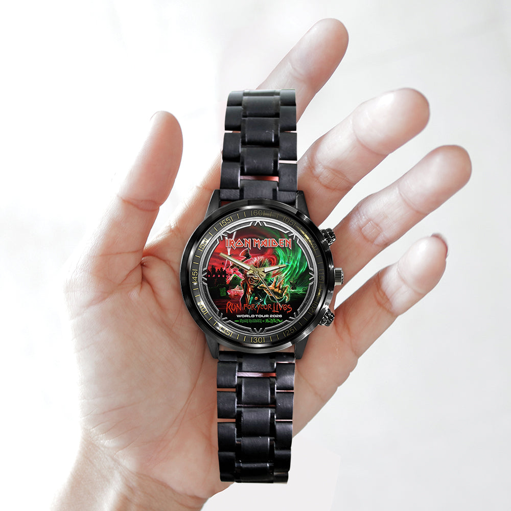Iron Maiden Black Stainless Steel Watch - TMTHU3015
