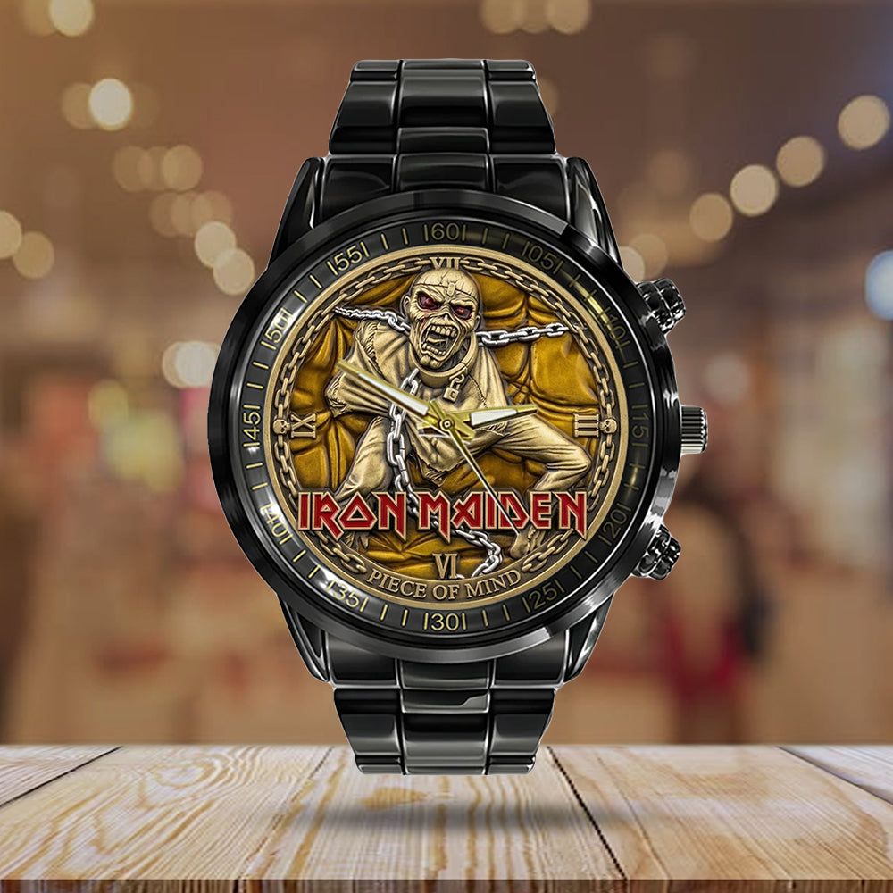 Iron Maiden Black Stainless Steel Watch - TMTHU4392