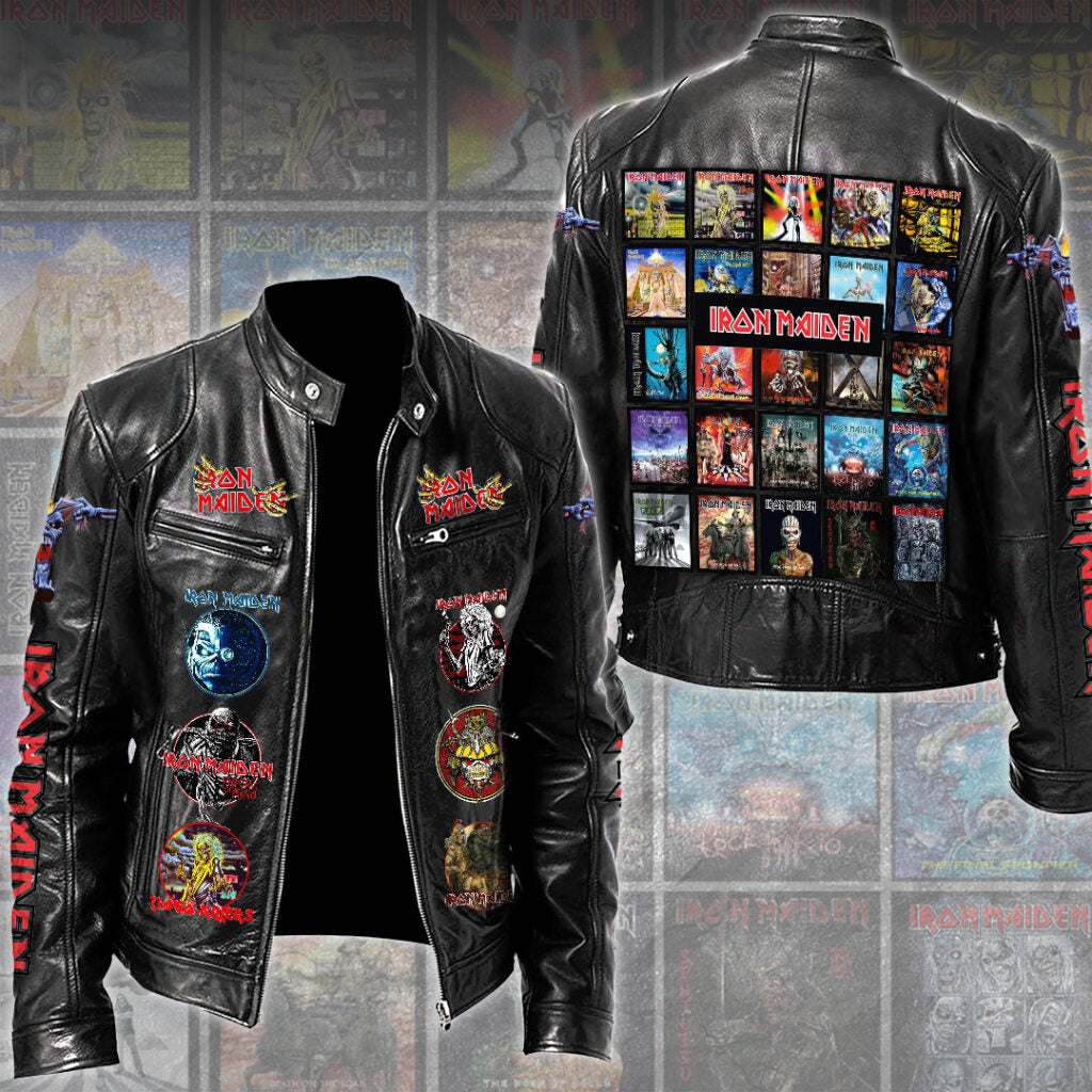 Iron Maiden Motorcycle Leather Jacket – TMTHU2887