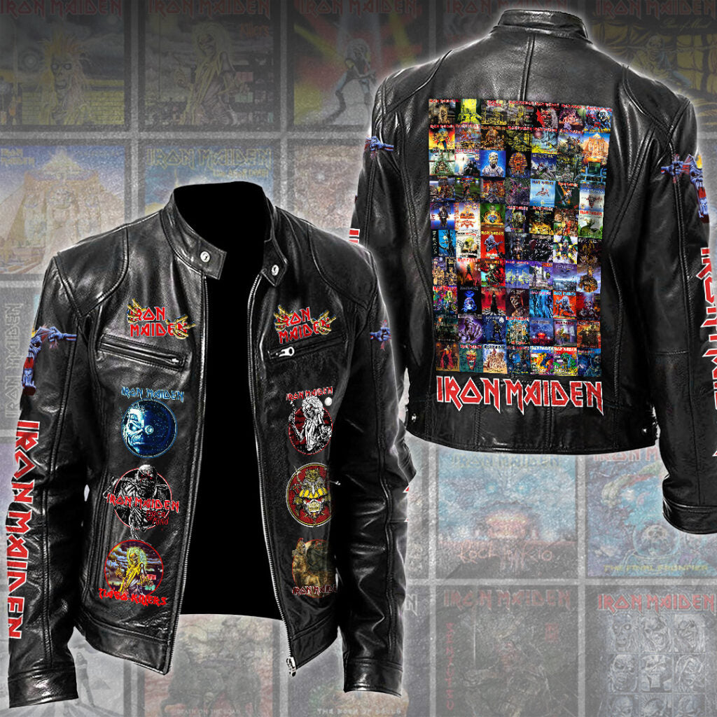 Iron Maiden Motorcycle Leather Jacket – TMTHU4037