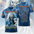 Iron Maiden 2026 World Tour 3D Apparel – HOATT18886