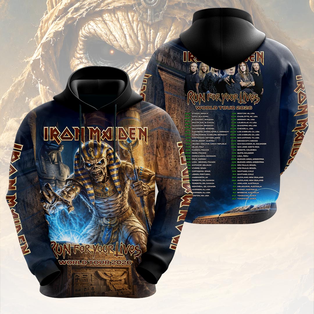 Iron Maiden 2026 World Tour 3D Apparel – HOATT19021