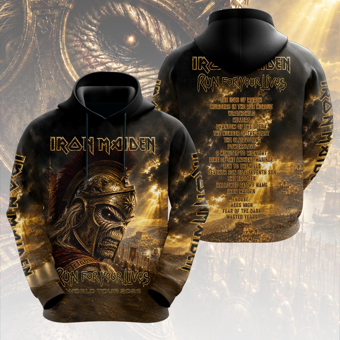 Iron Maiden 2026 World Tour 3D Apparel – HOATT19046
