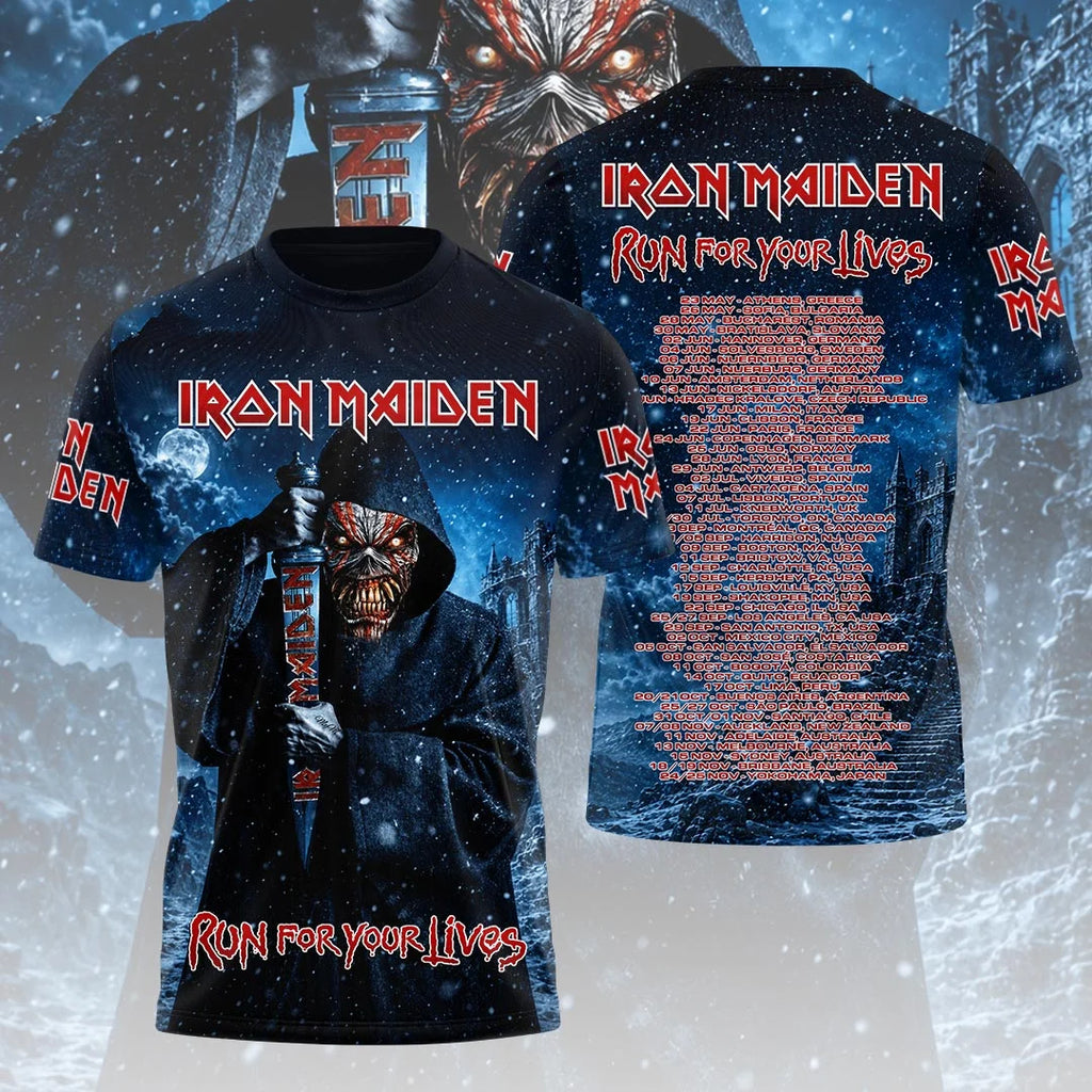 Iron Maiden 2026 World Tour 3D Apparel – HOATT20481