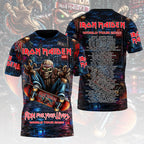 Iron Maiden 2026 World Tour 3D Apparel – HOATT18569