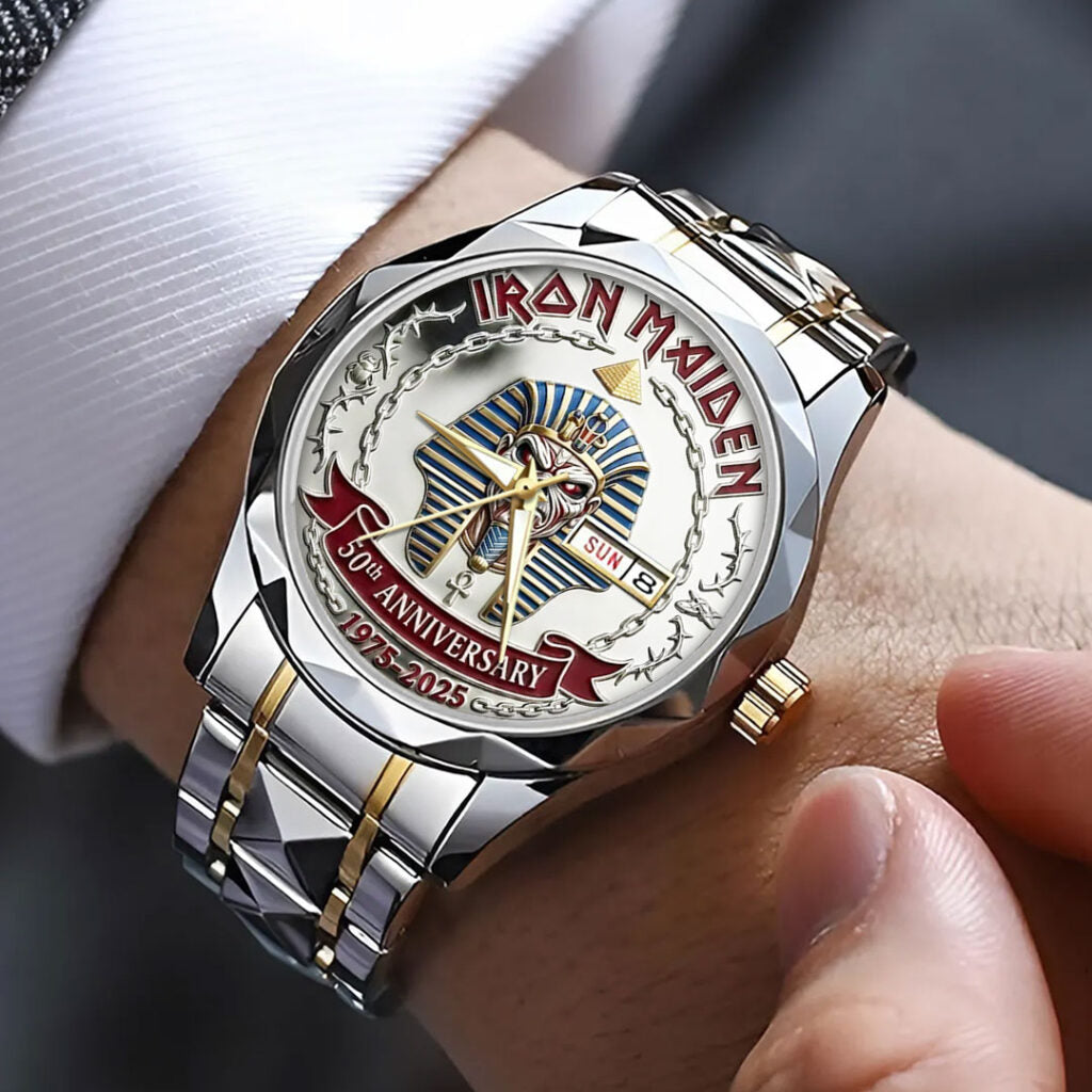 Iron Maiden 50th Anniversary Alloy Luxury Quartz Watch - MAITM15162