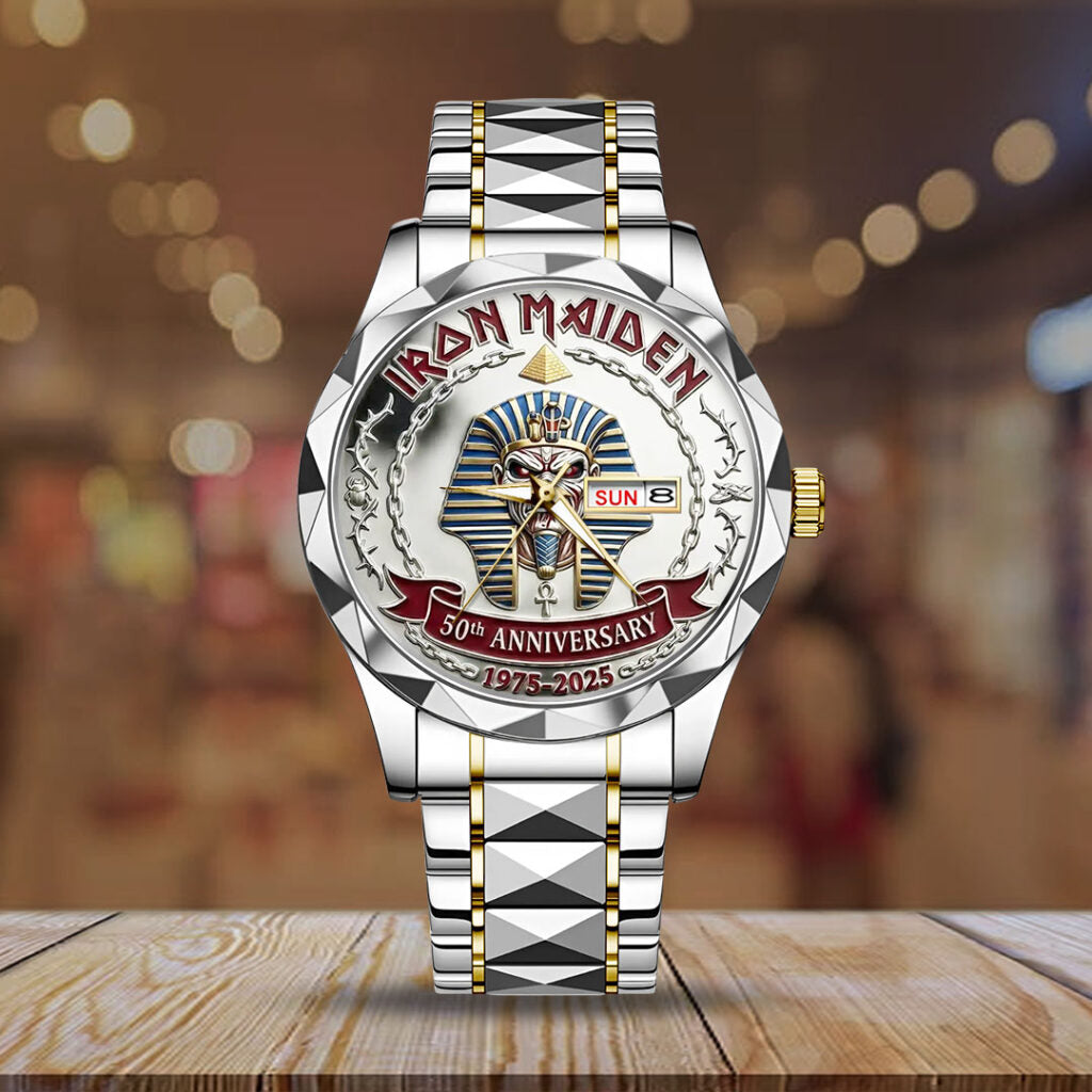 Iron Maiden 50th Anniversary Alloy Luxury Quartz Watch - MAITM15162