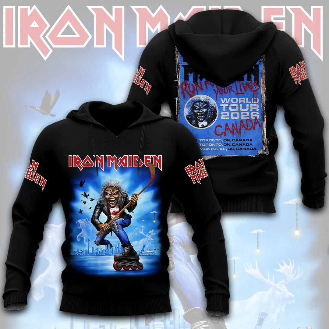 Iron Maiden Canada Tour 2026 3D Apparel – TANTN25354