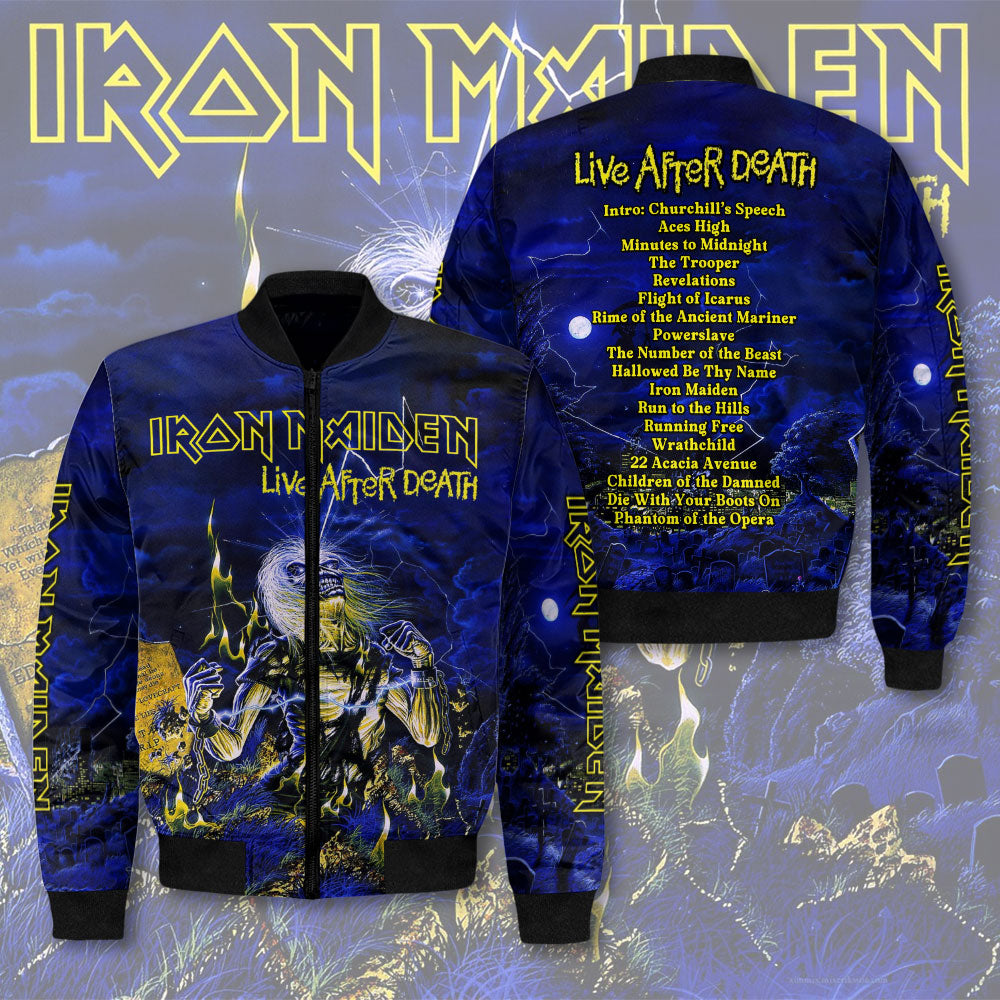 Iron Maiden Life After Death 3D Bomber Jacket – TMTHU2159