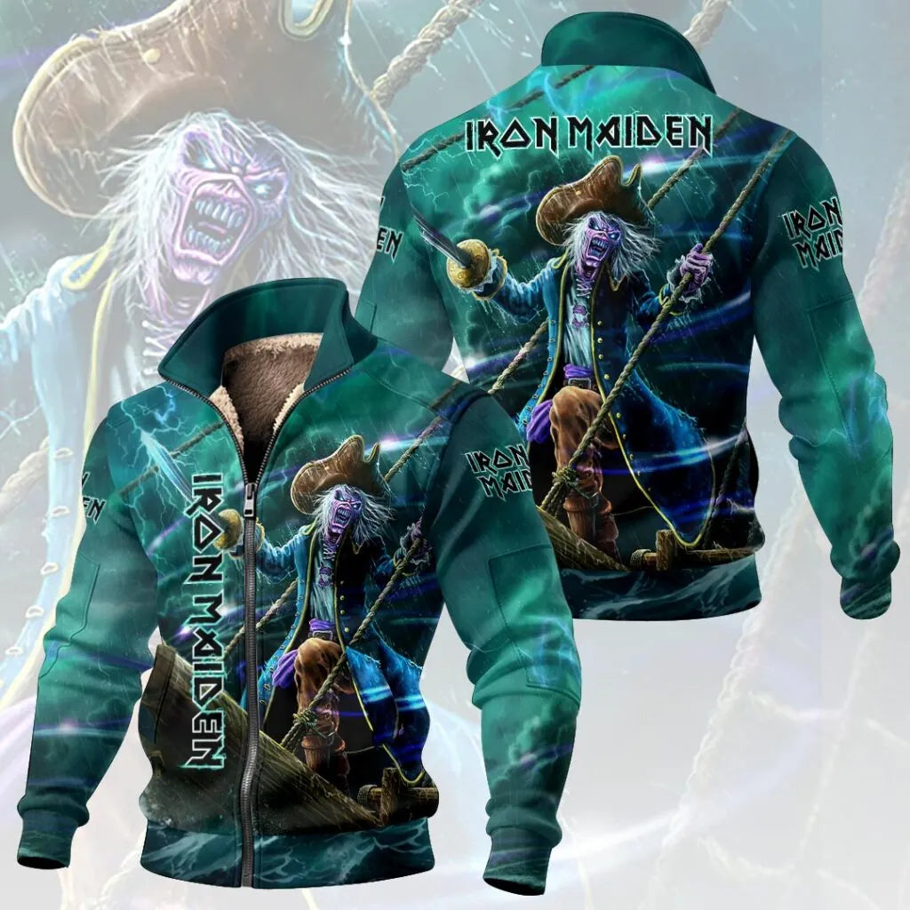 Iron Maiden Thick Knit Fleece Jacket – HOATT19200
