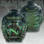 Iron Maiden World Tour 2026 3D Apparel – TMTHU7897