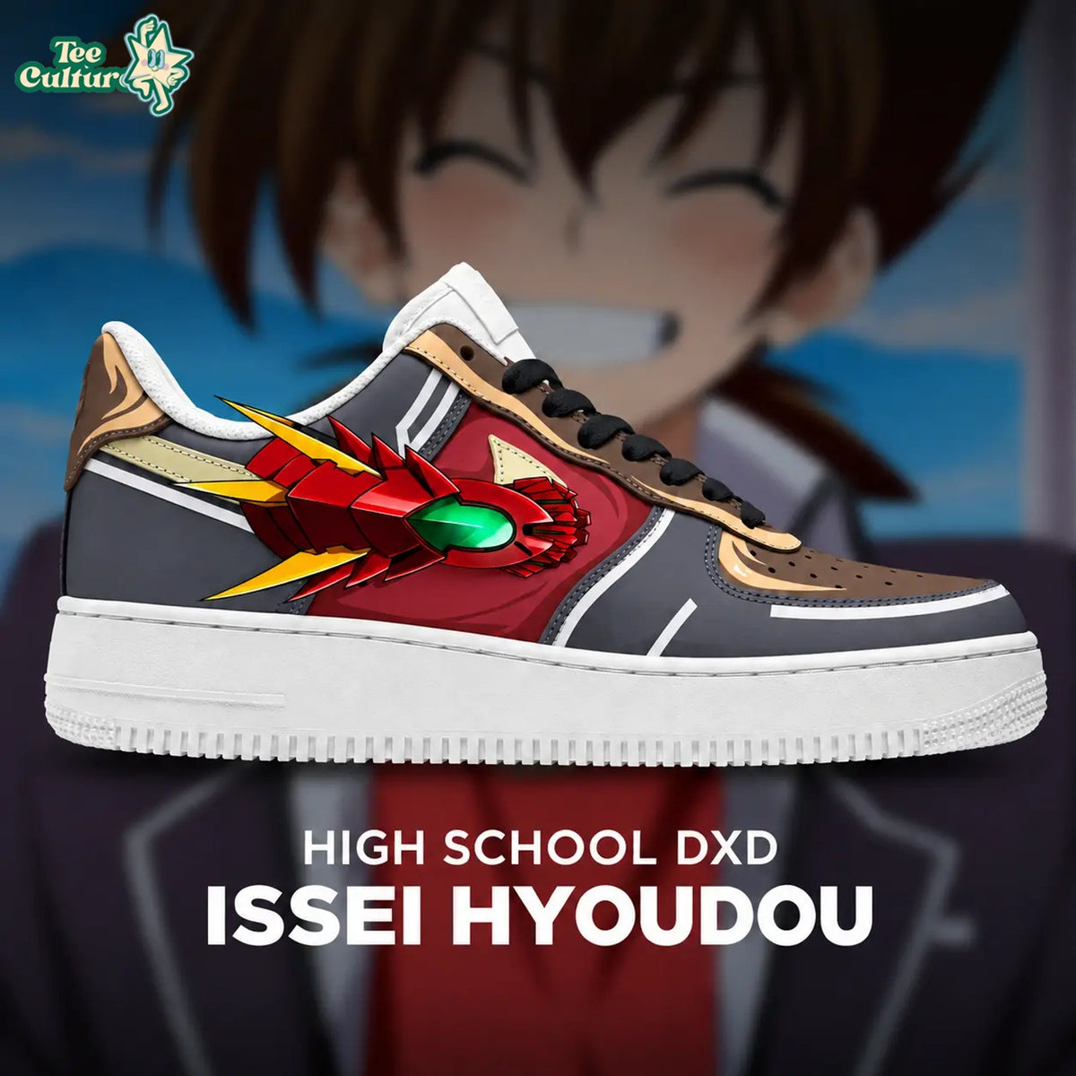 Issei Hyoudou High School DxD Edition Low Top Shoes