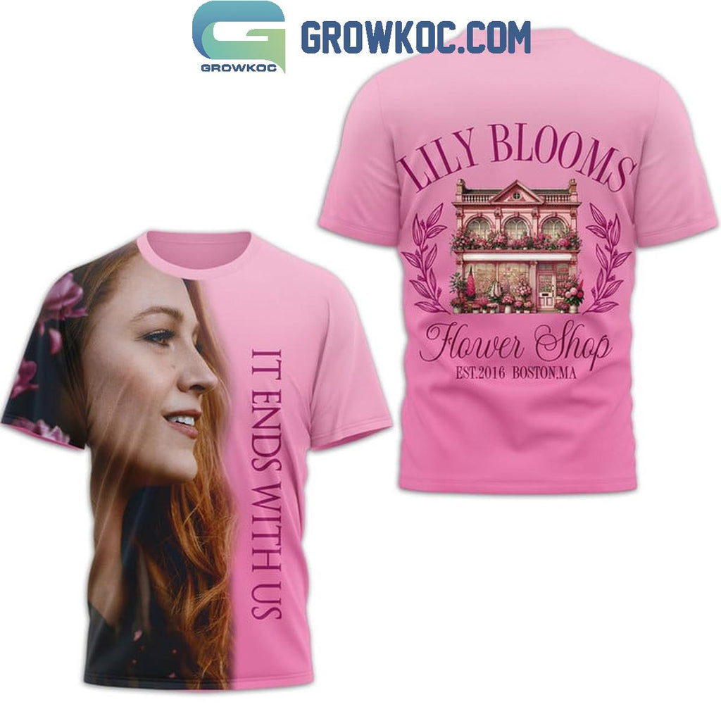 It Ends With Us Lily Blooms In Boston Hoodie T-Shirt