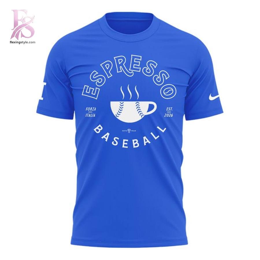Italy Espresso Baseball T-Shirt