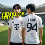 J Hope BTS Bayern Munich Jersey