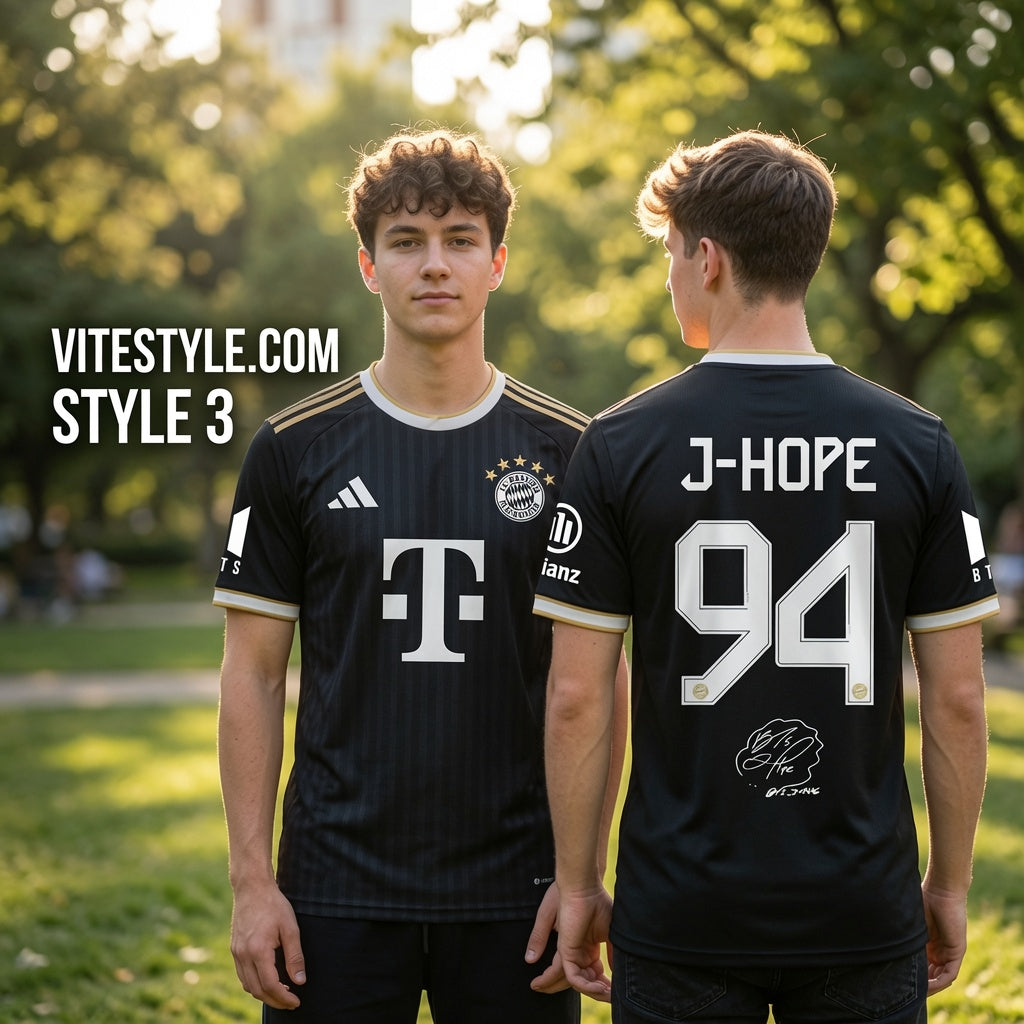 J Hope BTS Bayern Munich Jersey