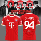 J Hope BTS Bayern Munich Jersey
