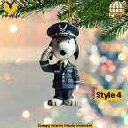 Snoopy Veteran Tribute Ornament