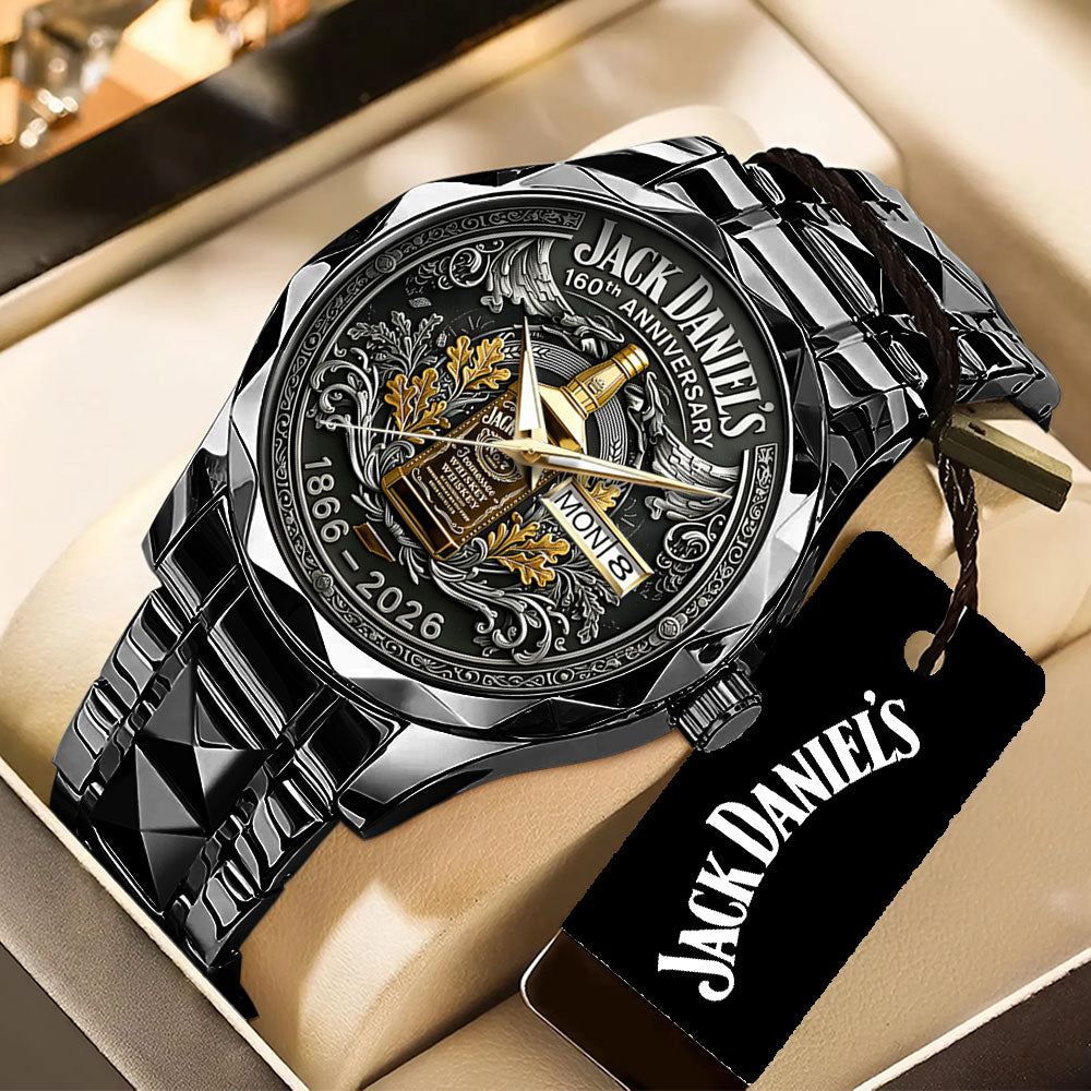 Jack Daniel's 160th Anniversary Alloy Luxury Quartz Watch - TANTN20700
