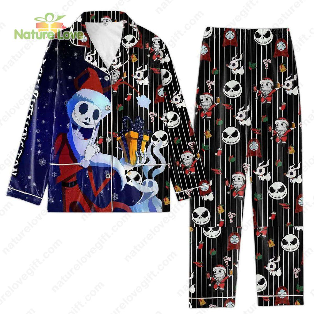 Jack Skellington In Santa Suit​ Nightmare Before Christmas Pajamas